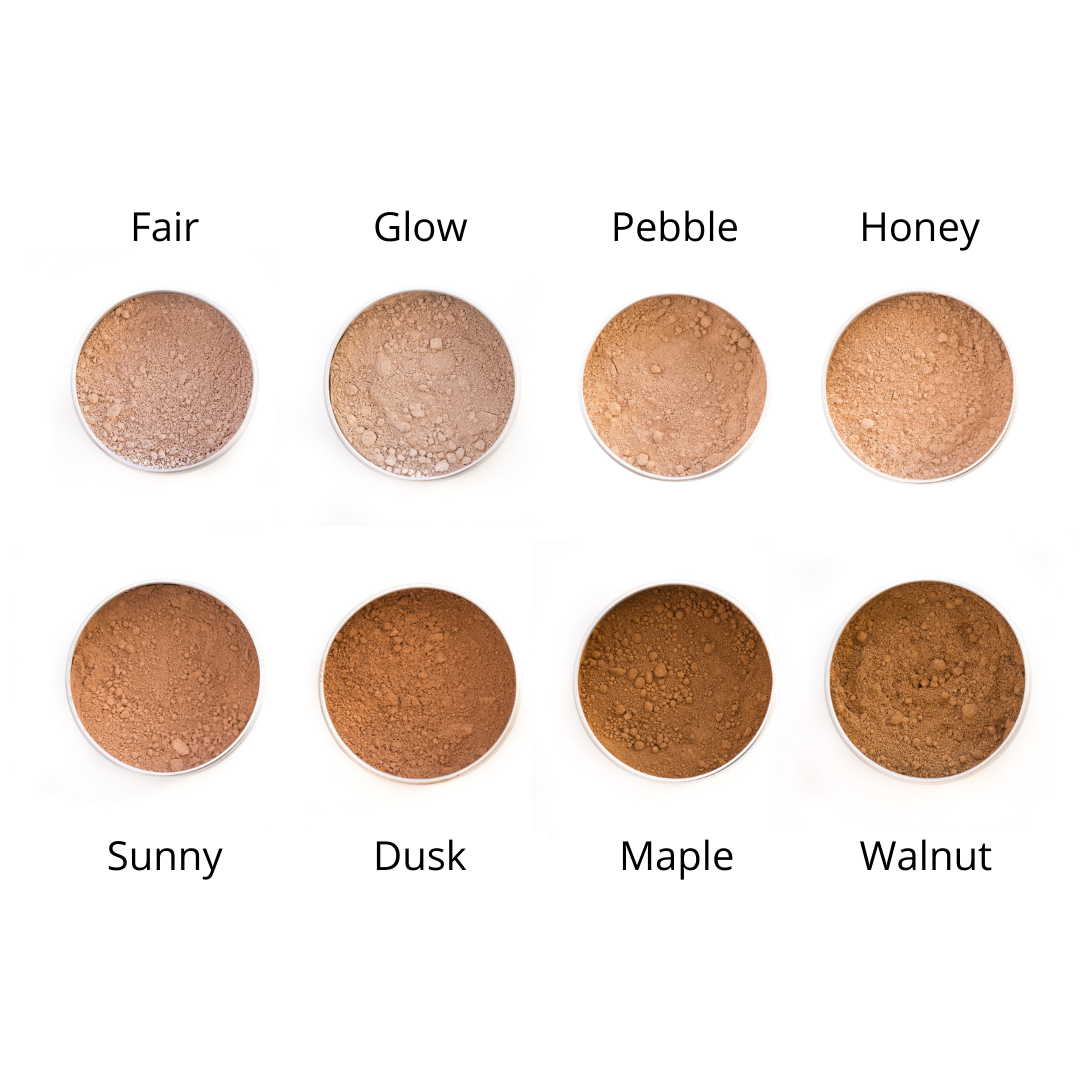 Plastic-Free Foundation - Love The Planet Mineral Foundation - Sunny - Life Before Plastik
